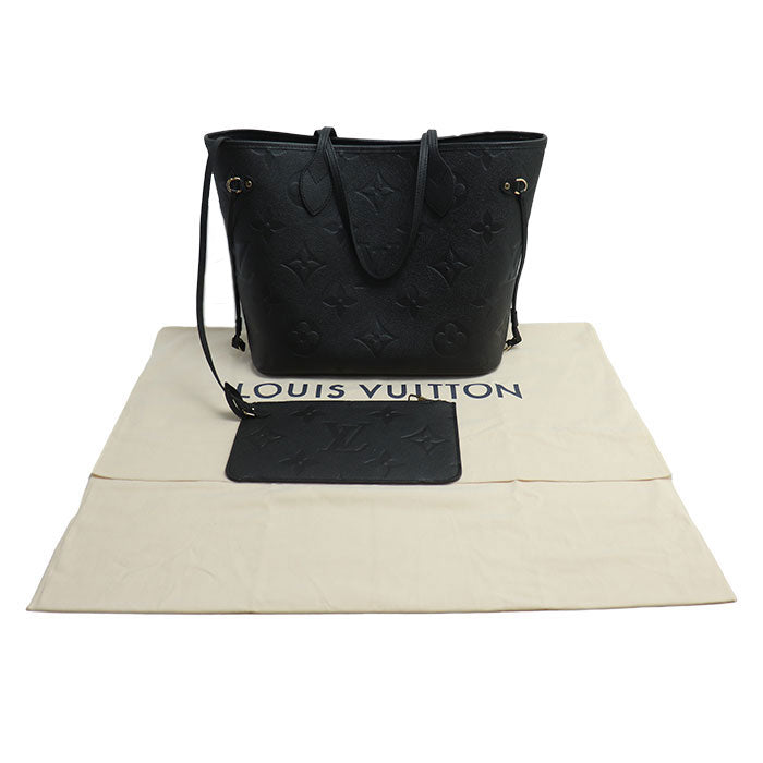 LOUIS VUITTON ルイ・ヴィトン ネヴァーフルMM トートバッグ アンプラント ノワール M45685 ICチップ レディース【中古】【極美品】