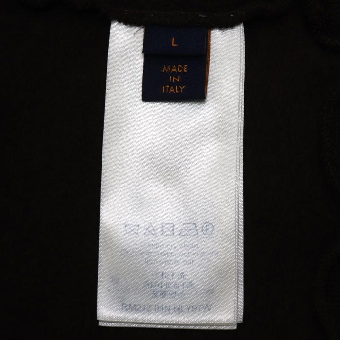 LOUIS VUITTON ルイ・ヴィトン 21AW タフテージュ クルーネック トレーナー スウェット ブラウン RM212 IHN HLY97W L メンズ【中古】
