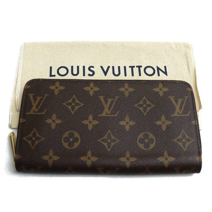 LOUIS VUITTON ルイ・ヴィトン ジッピー・ウォレット 長財布 ラウンドファスナー モノグラム ブラウン M42616 IC レディース【未使用】【買取品】
