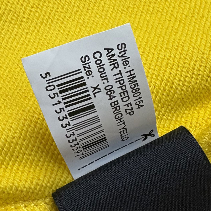 HACKETT LONDON ハケットロンドン ジップアップ スウェット イエロー HM580154 XL メンズ【中古】【美品】