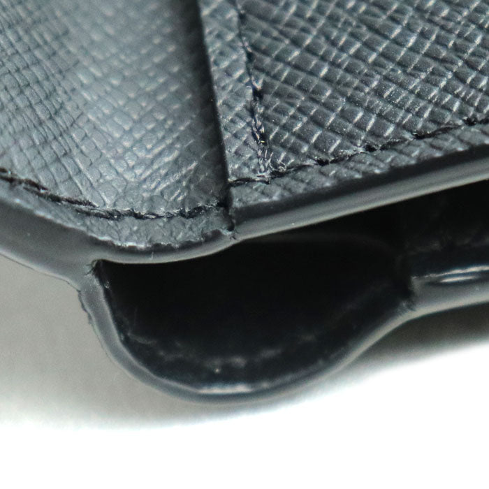 LOUIS VUITTON ルイ・ヴィトン ポルトフォイユ・アメリゴ NM 二つ折り財布 タイガ ブラック M62045 IC メンズ【中古】【美品】