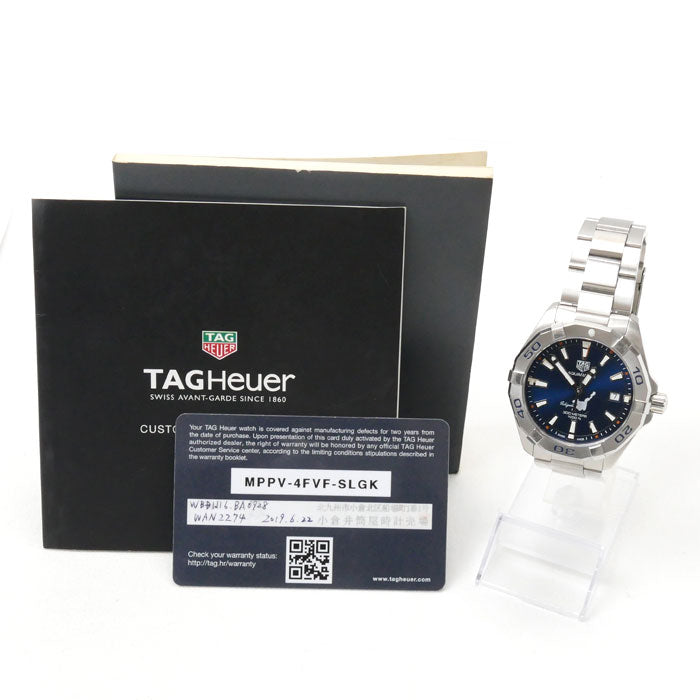 TAG HEUER タグホイヤー アクアレーサー 石垣島スペシャルエディション 腕時計 電池式 WBD1116.BA0928 日本限定500本 メンズ【中古】