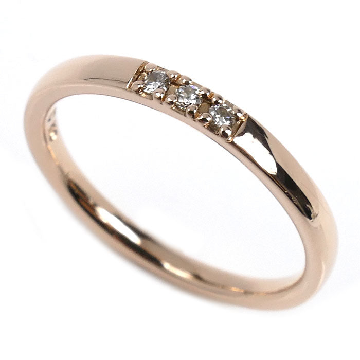 4℃ ヨンドシー K10PG ダイヤモンド リング 4℃ ヨンドシー リング K10PG ダイヤモンド 7石 ピンクゴールド