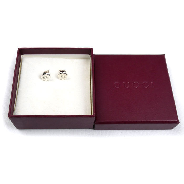 GUCCI グッチ シルバー925 トレードマーク スタッズ ピアス 779171 4.7g レディース【中古】