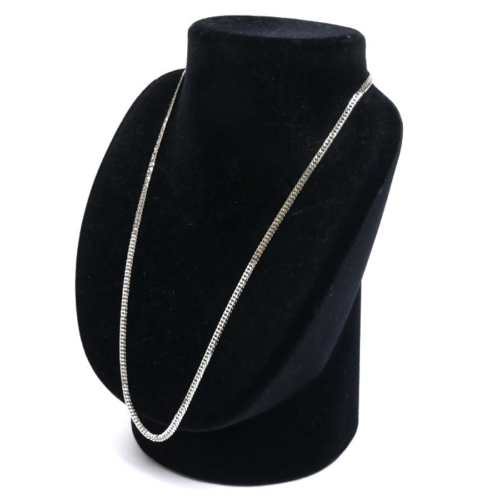 Pt850プラチナ ネックレス 喜平6面Wカット 20.3g 50cm【中古】