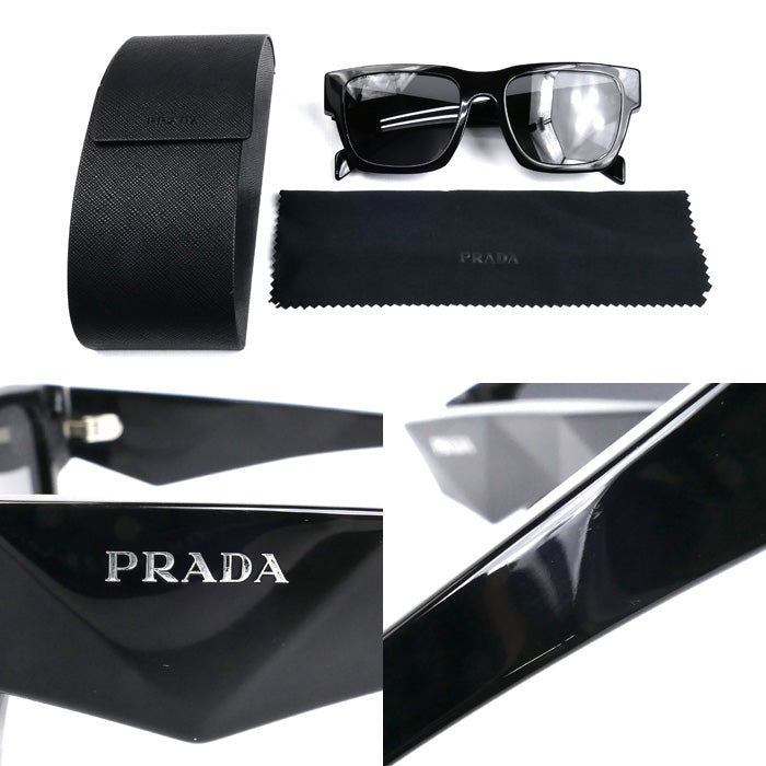 PRADA プラダ サングラス ブラック SPRA06-F 54□19 145 ユニセックス【中古】