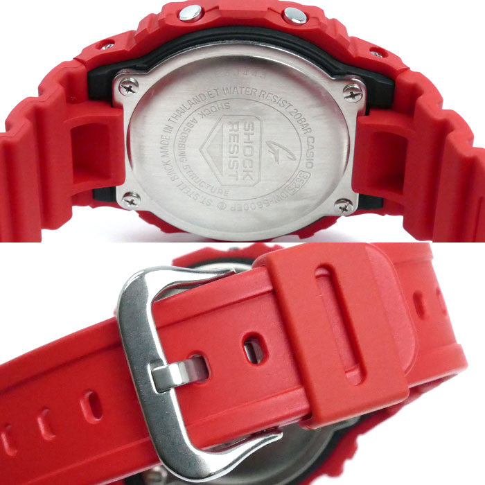 CASIO カシオ G-SHOCK エナジーパック 腕時計 電池式 レッド DW-5600EP-4JF メンズ【中古】【美品】