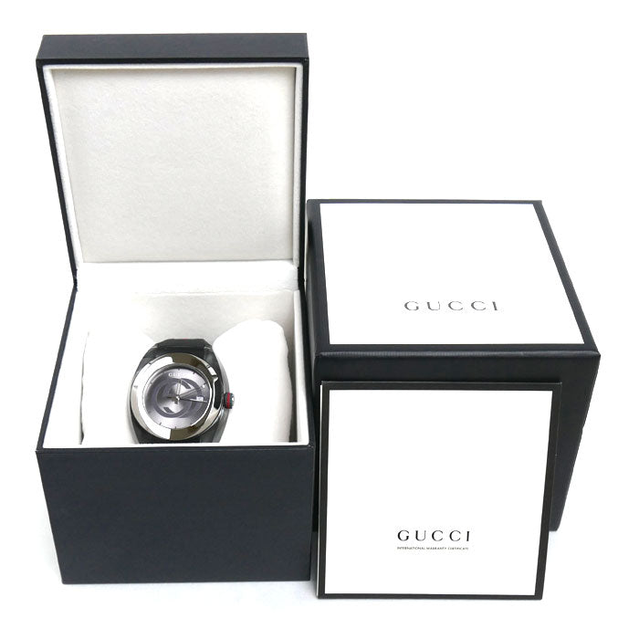 GUCCI グッチ シンク 腕時計 電池式 YA137116 メンズ【中古】【美品】