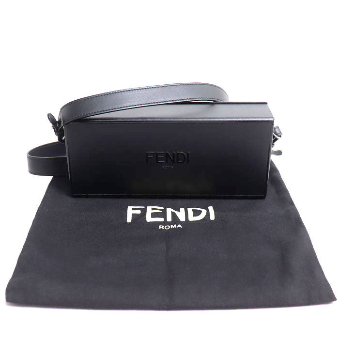 FENDI フェンディ ボックス ショルダーバッグ ブラック 7VA520 ユニセックス【中古】