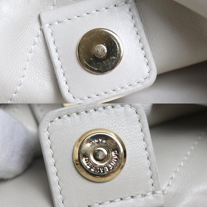 SAINT LAURENT サンローラン ジェイミー ショルダーバッグ アイボリー 781666 AAB32 9207 レディース【中古】【美品】