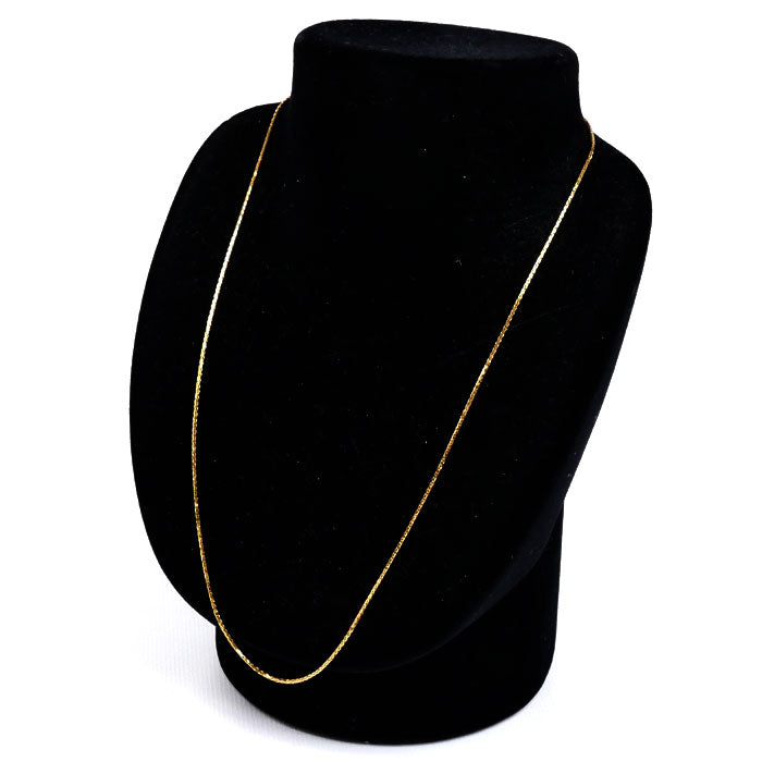 K18YG イエローゴールド ネックレス 3.7g ~50cm レディース【中古】