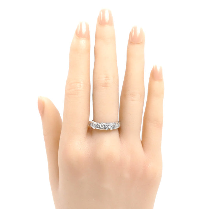 Pt900プラチナ リング・指輪 ダイヤモンド0.50ct 15号 5.3g レディース【中古】
