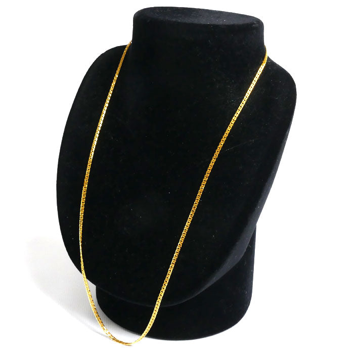 純金 ネックレス 喜平6面Wカット 11.2g 55cm ユニセックス【未使用】【買取品】