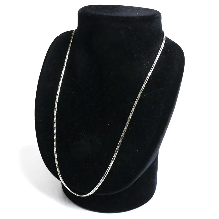 Pt1000プラチナ ネックレス 喜平6面Wカット 10.5g 50cm ユニセックス【未使用】【買取品】