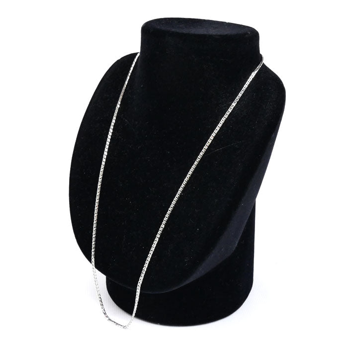 Pt1000プラチナ ネックレス 喜平6面Wカット 11.2g 55cm ユニセックス【未使用】【買取品】