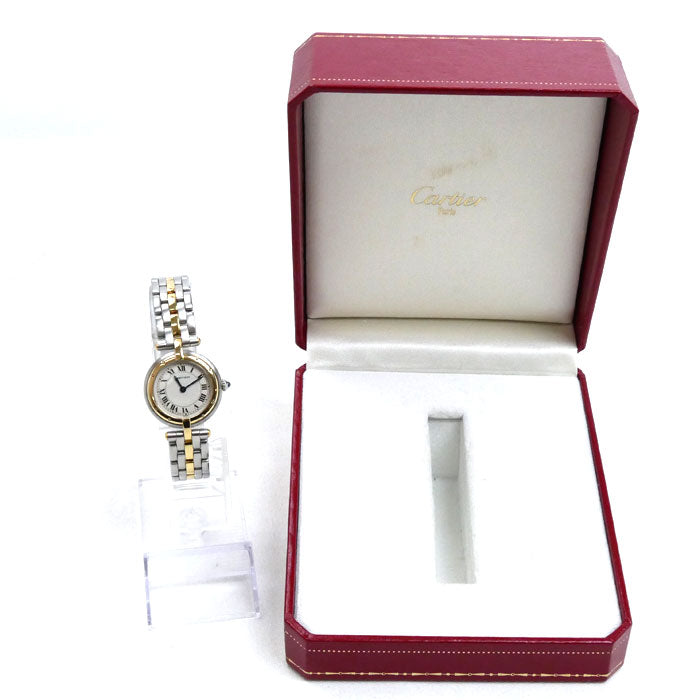 CARTIER カルティエ パンテール ヴァンドーム SM 1ロウ 腕時計 電池式 W25030B5 レディース【中古】