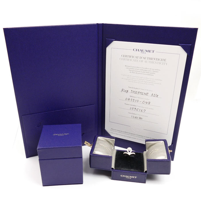 Chaumet ショーメ K18WG ホワイトゴールド ジョゼフィーヌ エグレット リング・指輪 083510-048 ダイヤモンド 8号 48 4.6g レディース【中古】【美品】