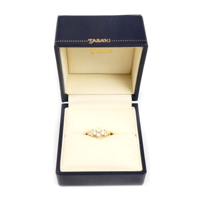 TASAKI タサキ K18YG イエローゴールド リング・指輪 ダイヤモンド0.74ct 7.5号 3.1g レディース【中古】