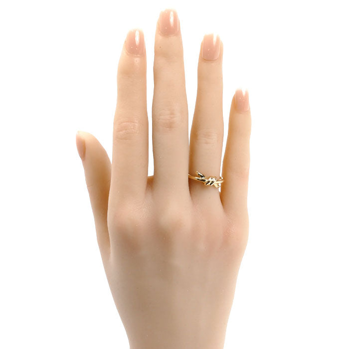 TIFFANY&Co. ティファニー K18PG ピンクゴールド ノット リング・指輪 70305712 9号 3.4g レディース【中古】