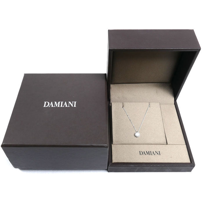 Damiani ダミアーニ K18WG ホワイトゴールド マルゲリータ ネックレス 20088140 ダイヤモンド 3.2g 42/50cm レディース【中古】【美品】