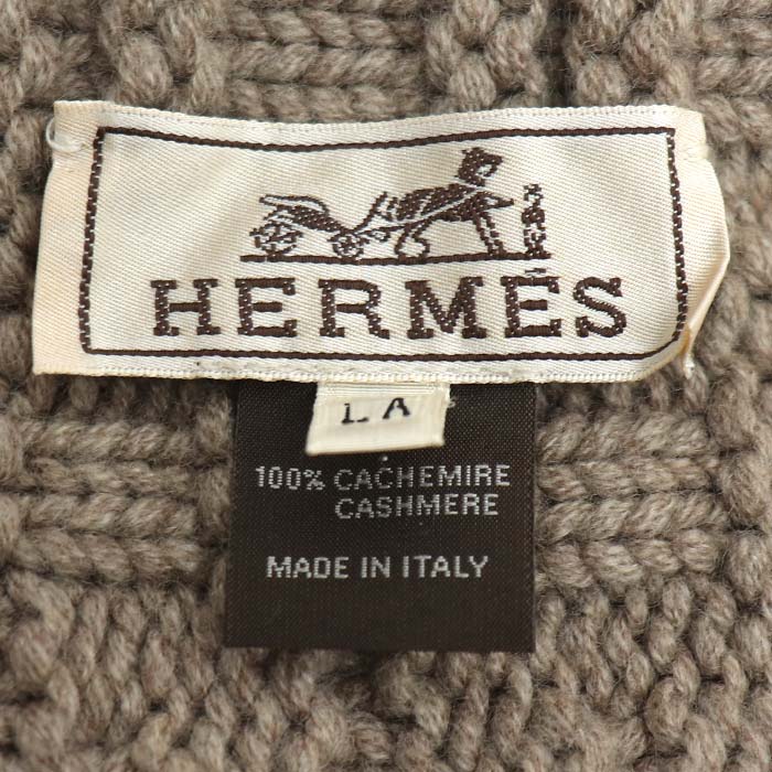 HERMES エルメス ニットキャップ グレージュ
LA ユニセックス【中古】
