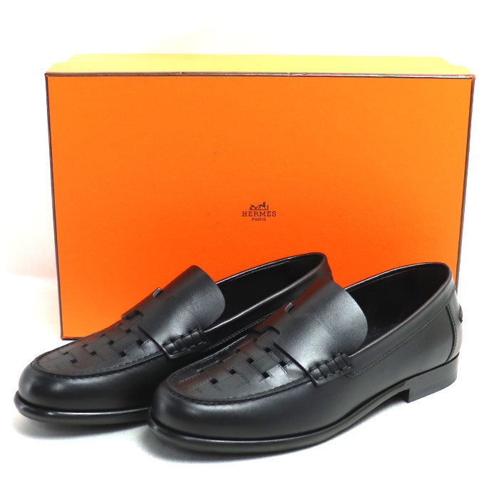 HERMES エルメス ケネディ ローファー ブラック 36 レディース【中古】【極美品】