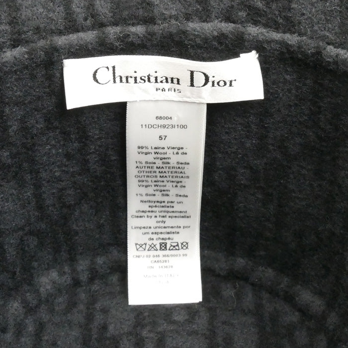 Dior ディオール オブリーク リバーシブル バケットハット ハット ブラック 11DCH923I100
57 レディース【中古】【美品】