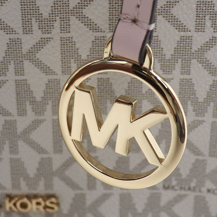 Michael Kors マイケルコース ミニ トート 2Wayショルダーバッグ ピンク ホワイト 35T1GM9C0I レディース【中古】【美品】