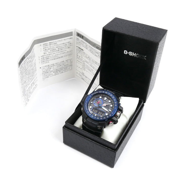 CASIO カシオ G-SHOCK ガルフマスター 腕時計 ソーラー GWN-1000B-1BJF 電波 メンズ【中古】