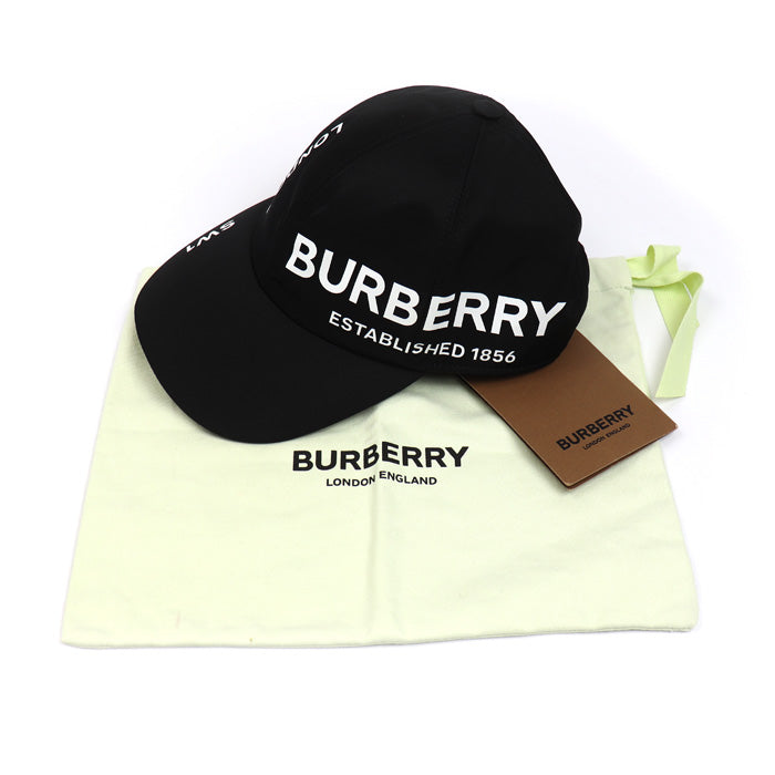 BURBERRY バーバリー ロゴ ホースフェリープリント キャップ 8015894 メンズ【中古】【極美品】