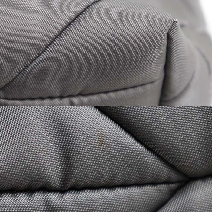 PRADA プラダ Re-Nylon パデット トート ショルダーバッグ グレー 1BG373_RDJN レディース【中古】