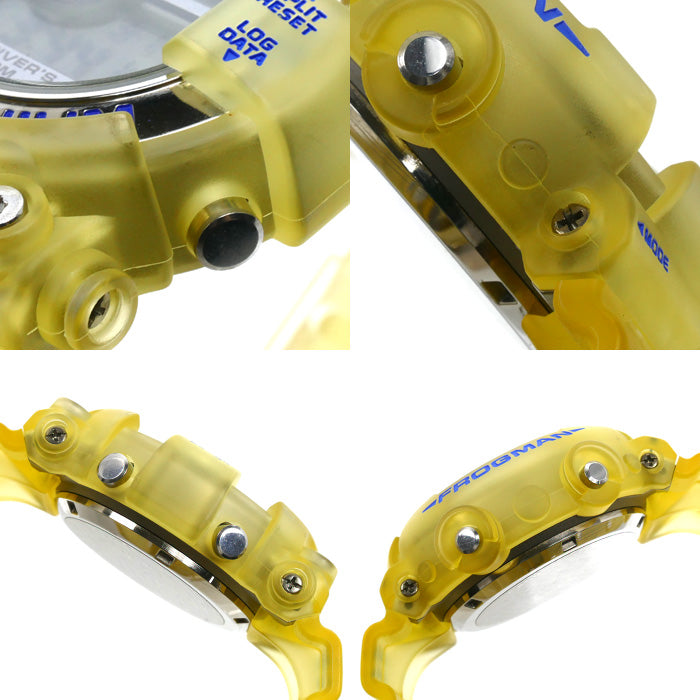 CASIO カシオ G-SHOCK イルクジ フロッグマン 腕時計 電池式 WCCS イエロー DW-8201WC-2T メンズ【中古】