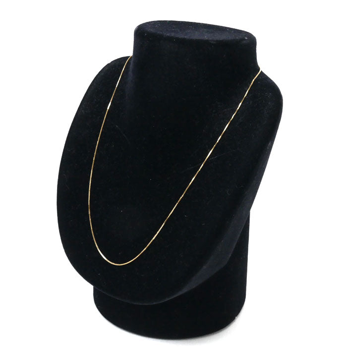 K18YG イエローゴールド ネックレス ベネチアン 2.1g ~45cm フリーチェーン レディース【中古】