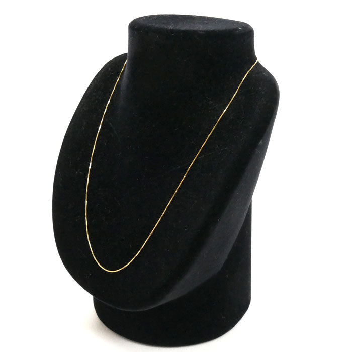 K18YG イエローゴールド ネックレス ベネチアン 1.7g ~45cm フリーチェーン レディース【中古】