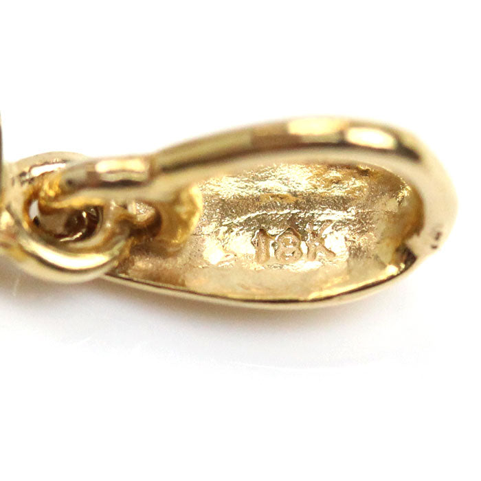 K24YG/K18YG メイプルリーフ1/10OZ ペンダントトップ 4.2g レディース【中古】