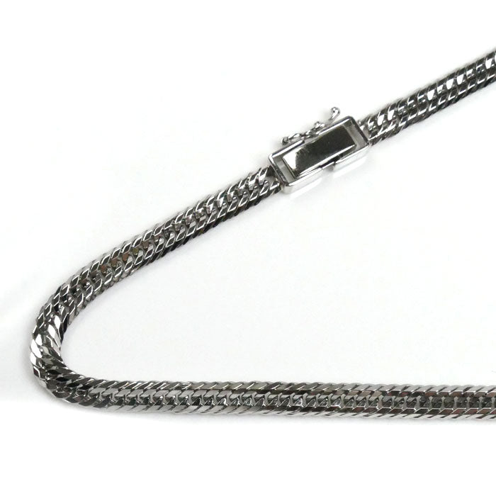 Pt850プラチナ ネックレス 喜平12面トリプルカット 30.2g 50cm – 古恵