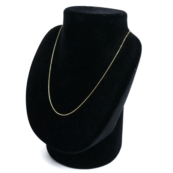 K18YG イエローゴールド 小豆 ネックレス 1.6g 40cm レディース【中古】