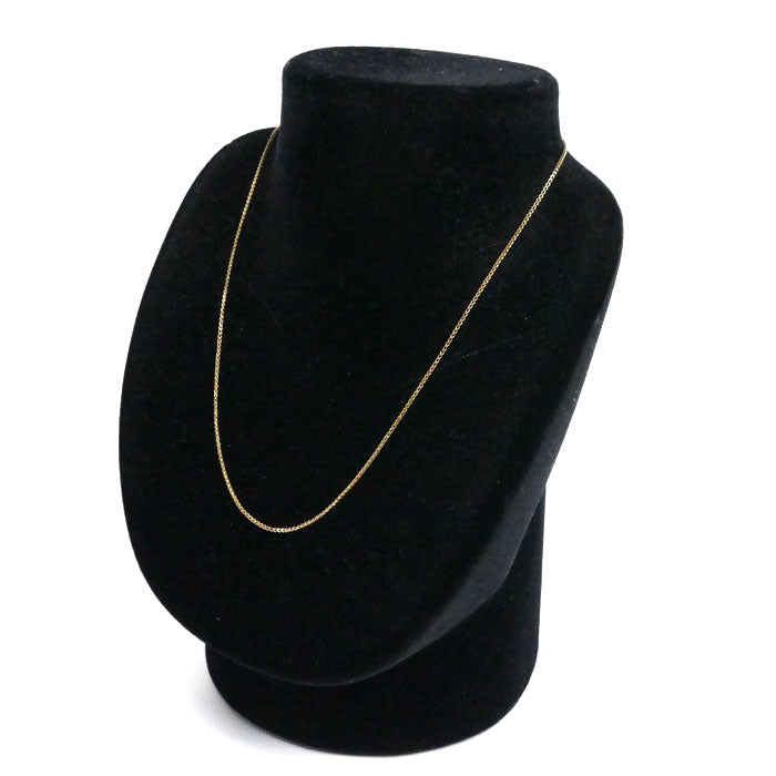 K18YG イエローゴールド デザイン ネックレス 1.1g 40cm レディース【中古】
