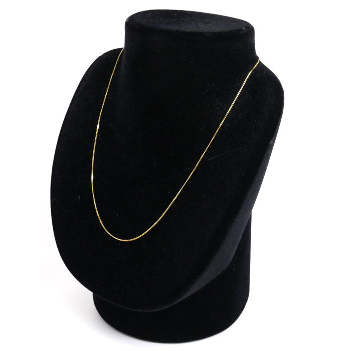 K18YG イエローゴールド ネックレス 喜平2面カット 1.1g 41cm【中古】