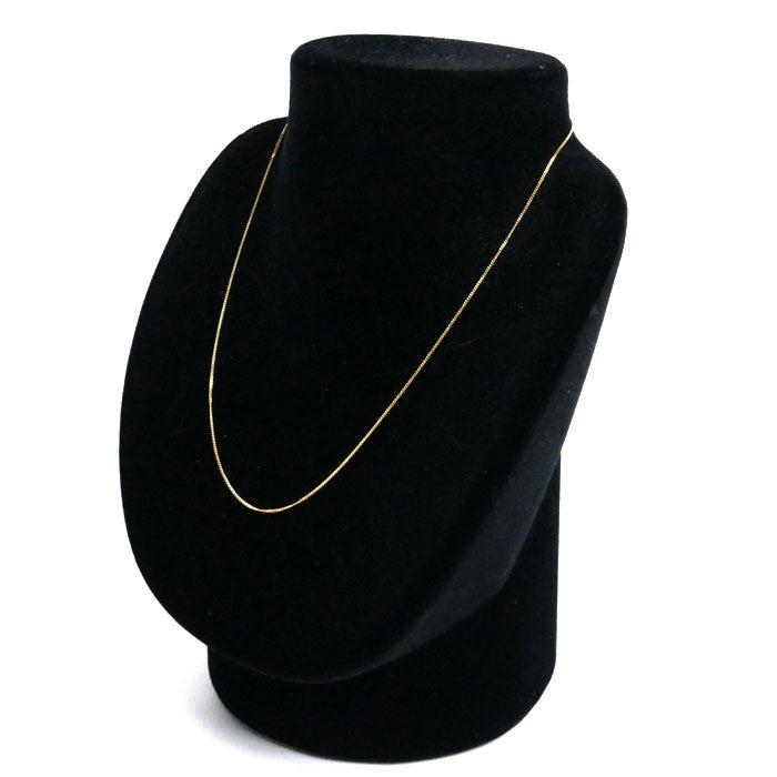 K18YG イエローゴールド ネックレス 喜平2面カット 1.3g 40cm【中古】