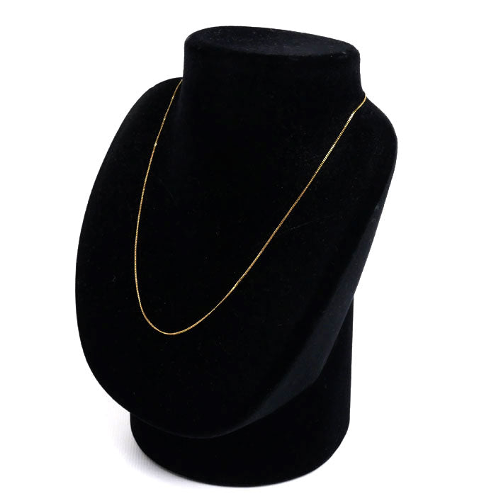 K18YG イエローゴールド ネックレス 喜平2面カット 1.2g 40cm【中古】