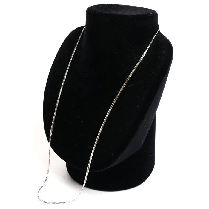 Pt850プラチナ ネックレス 喜平6面Wカット 10.2g 60cm ユニセックス【中古】