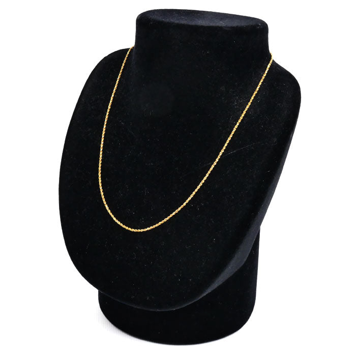 K18YG イエローゴールド ネックレス 3.7g 40cm ねじりベネチアンチェーン レディース【中古】