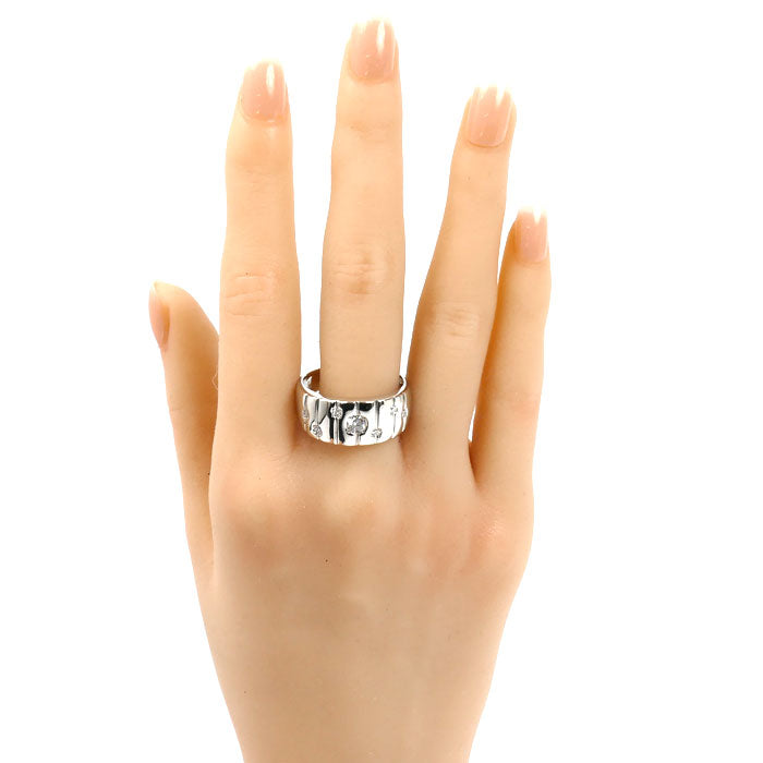 Pt900プラチナ リング・指輪 ダイヤモンド0.30ct 24号 12.1g メンズ【中古】