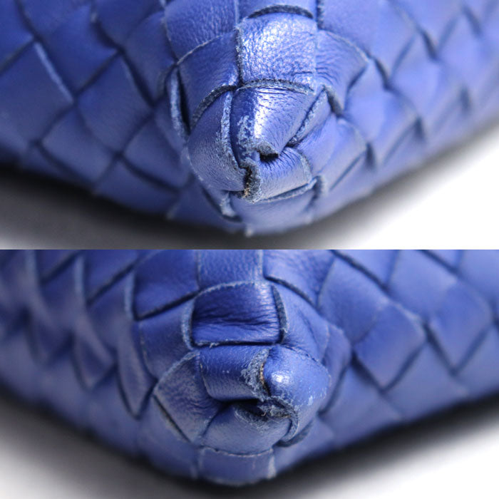 BOTTEGAVENETA ボッテガヴェネタ ドキュメントケース 25 クラッチバッグ ブルー 256400 メンズ【中古】