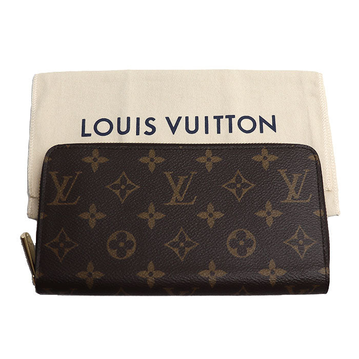 LOUIS VUITTON ルイ・ヴィトン ジッピーウォレット 長財布 ラウンドファスナー モノグラム ブラウン M42616 ICチップ レディース【未使用】【買取品】