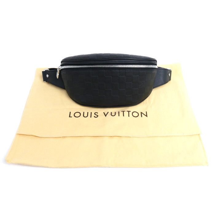 LOUIS VUITTON ルイ・ヴィトン バムバッグ ボディバッグ ダミエアンフィニ ブラック N40298 MI3270 メンズ【中古】【美品】