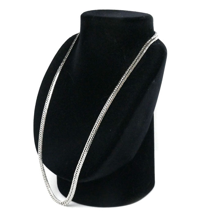 Pt850プラチナ ネックレス 喜平12面トリプルカット 55.7g 55cm メンズ【中古】