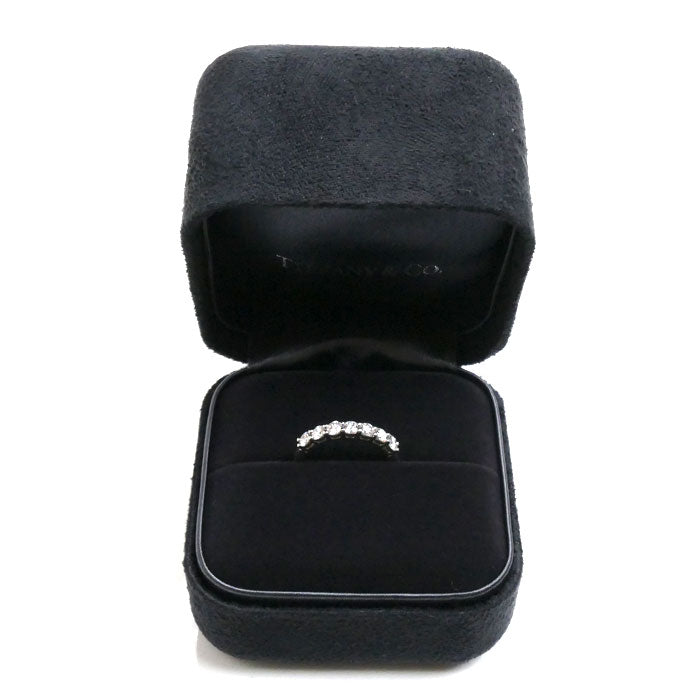 TIFFANY&Co. ティファニー Pt950プラチナ エンブレイス ダイヤリング リング・指輪 60004426 ダイヤモンド 9号 3.7g レディース【中古】【美品】