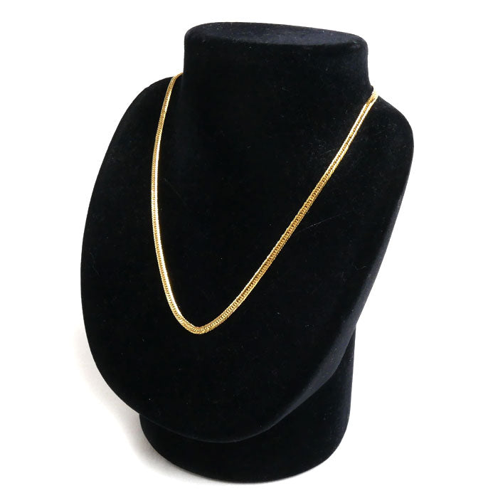 K18YG イエローゴールド ネックレス 喜平12面トリプルカット 10.1g 40cm レディース【中古】